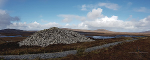 Barpa Langass burial cairn Uist