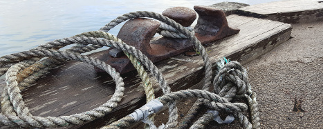 Dock at Scottish fishing village
